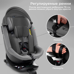 Автокресло Sweet Baby Odyssey B3 i-Size Dark Grey