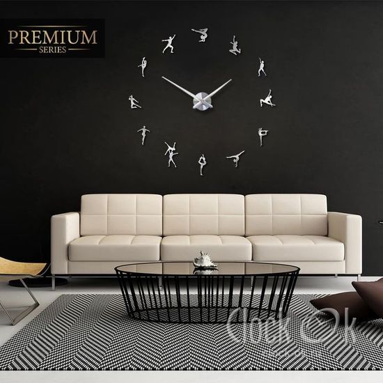 Настенные 3D часы Художественная гимнастика