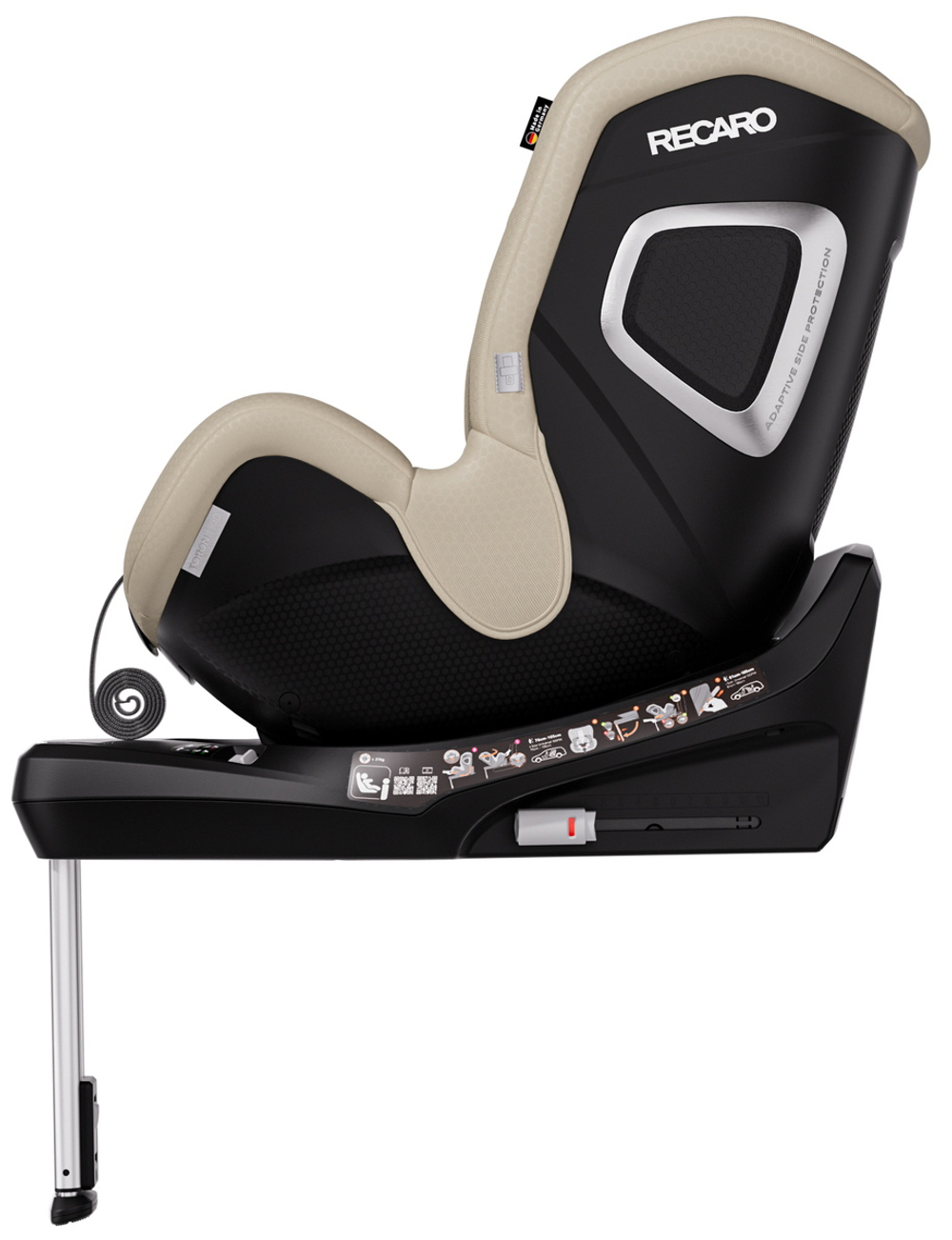 Автокресло Recaro Toron 1 Kid (61-105 см, 0-21 кг) Elegant Beige