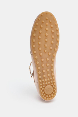 ZARA СПОРТИВНЫЕ БАЛЕТКИ СО ШНУРОВКОЙ, РОЗОВЫЙ