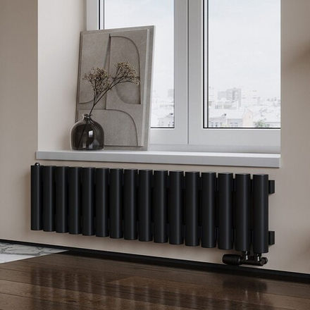 Радиатор трубчатый Guardo Torre 6D-300-16 NK-VER-R R9005(M) черный матовый
