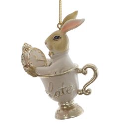 GAEM Фигурка декоративная подвесная "Заяц", L5,5 W3,5 H8,5 см, 2в.