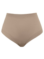 Набор из 2 хлопковых высоких +size трусиков-слип Esencial (Размер: XXXL) (Цвет: кремовый)