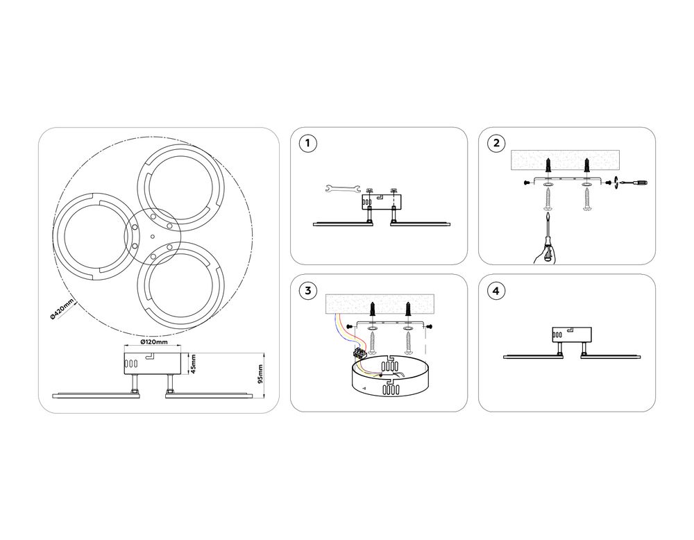 Ambrella Светильник светодиодный потолочный Original FA8942