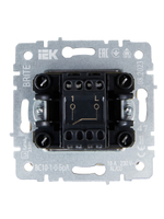 BRITE Выключатель 1-клавишный 10А ВС10-1-0-БрА алюминий IEK