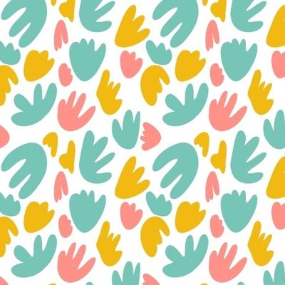 Цветные кляксы