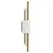 4359/10WL MIDCENT ODL23 221 белый мрамор/золотистый металл Настенный светильник IP20 LED 10W 655Лм 3000K MARMI