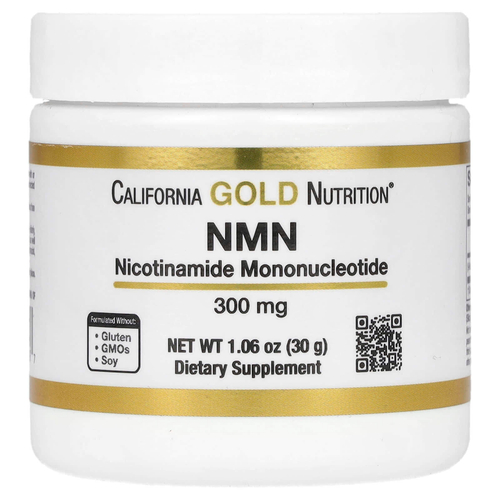 California Gold Nutrition, NMN в порошке, 30 г (1,06 унции)