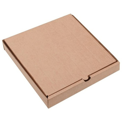 Коробка для пиццы 450х450х40 мм., (25 шт.), Бурая