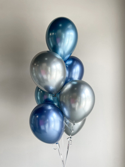 Сет №173 Фонтан из 7 шаров хром