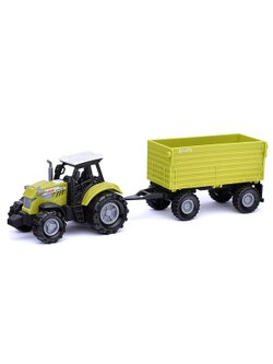 Машинка Трактор с прицепом Фермер №1 на батарейках (550-8P)