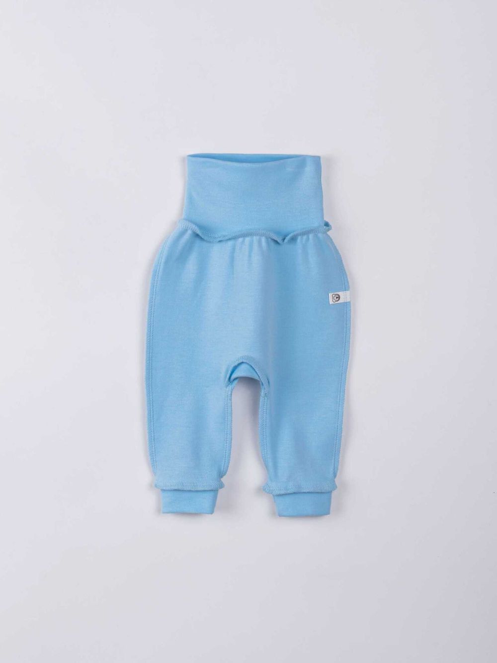 Ползунки с наружными швами "Светлый деним" 0+