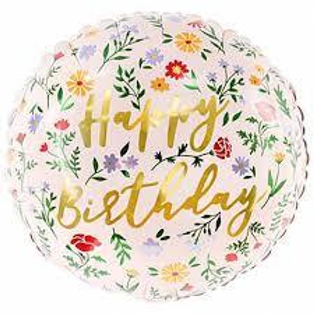 PartyDeco. Круг с цветами 45 см