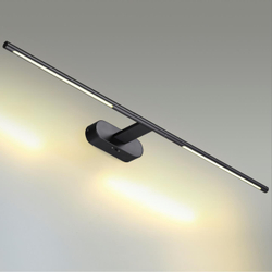 6634/9WL HIGHTECH ODL24 483 металл/черный/акрил Настенный светильник IP20 LED 8W 3000K/3800K/5100K (перекл ч/з тумблер) 220V ALEDO