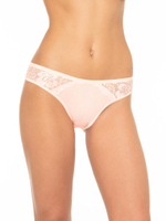 Трусики-слипы с ажурными вставками по бокам (Размер: M) (Цвет: черный)