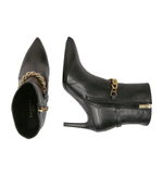 Кожаные ботильоны TWINSET - черный(222TCT01G)