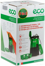 Насос погружной Eco DP-606, дренажный, с поплавковым выключателем, 600 Вт