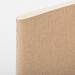 Тетрадь 48 л. в клетку обложка кожзам под лён, сшивка, A5 (147х210мм), БЕЖЕВЫЙ, BRAUBERG PASTEL, 403871