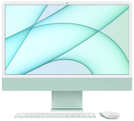 Apple iMac 4.5K 24" (2021) M1 8-Core CPU/8-Core GPU, 8GB, 256Gb Green (Зелёный)
