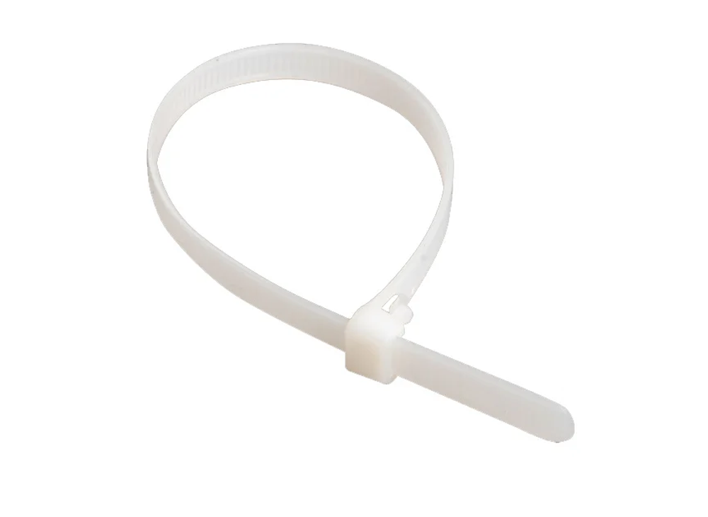 Хомут IEK 2.5x150, нейлон, белый, упаковка 100шт, ИЭК UHH31-D025-150-100