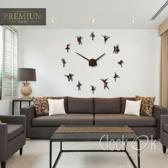 Настенные 3D часы Dance