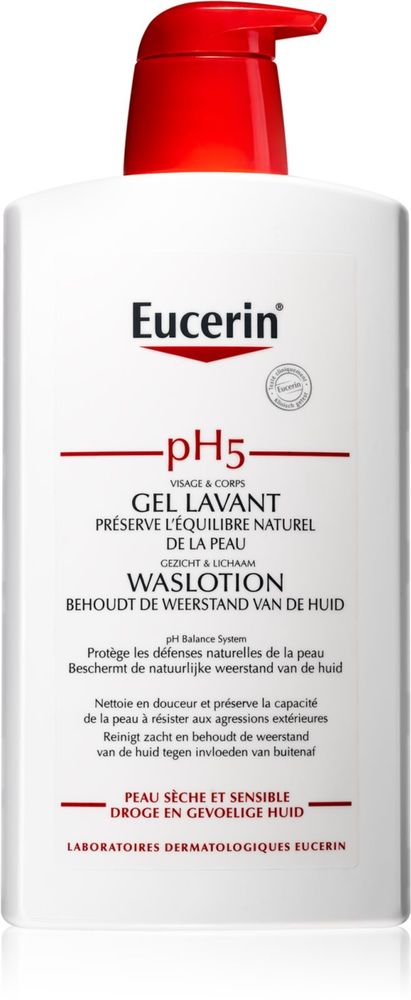 Eucerin крем для душа для чувствительной кожи pH5