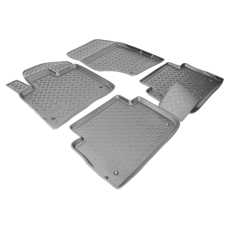 Ковры в салон Norplast/Unidec для Audi Q7 в кузове 4LB (2005-2015), Серый, арт.NPL-Po-05-77-G