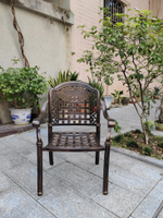 Разборное кресло Delhi из литого алюминия, античная бронза