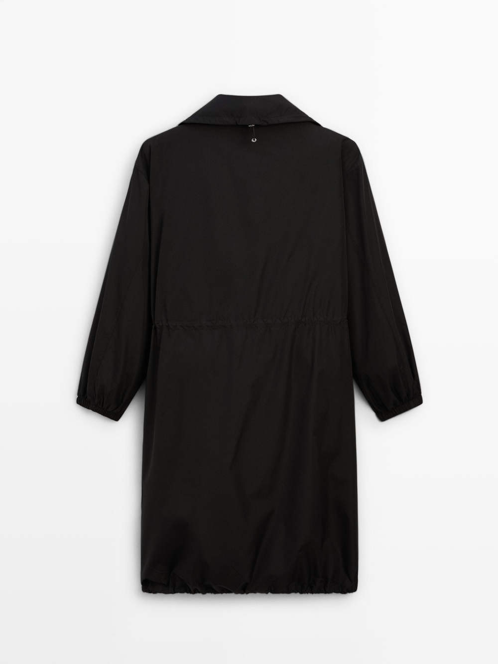 Massimo Dutti Парка со съемным внутренним жилетом и водоотталкивающей пропиткой, черный