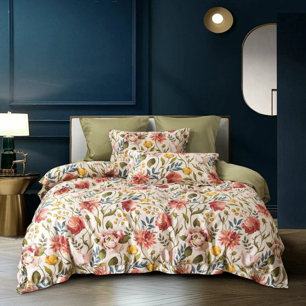 Постельное белье 2 спальное евро Asabella 1824-6