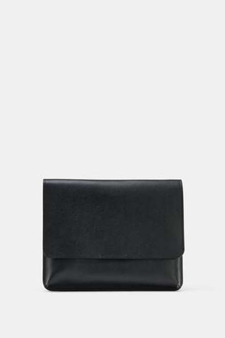 ZARA КОЖАНЫЙ ЧЕХОЛ ДЛЯ IPAD, ЧЕРНЫЙ