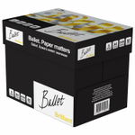 Бумага офисная А4, 80 г/м2, 500 л., марка А, BALLET BRILLIANT, Россия, 165% (CIE).