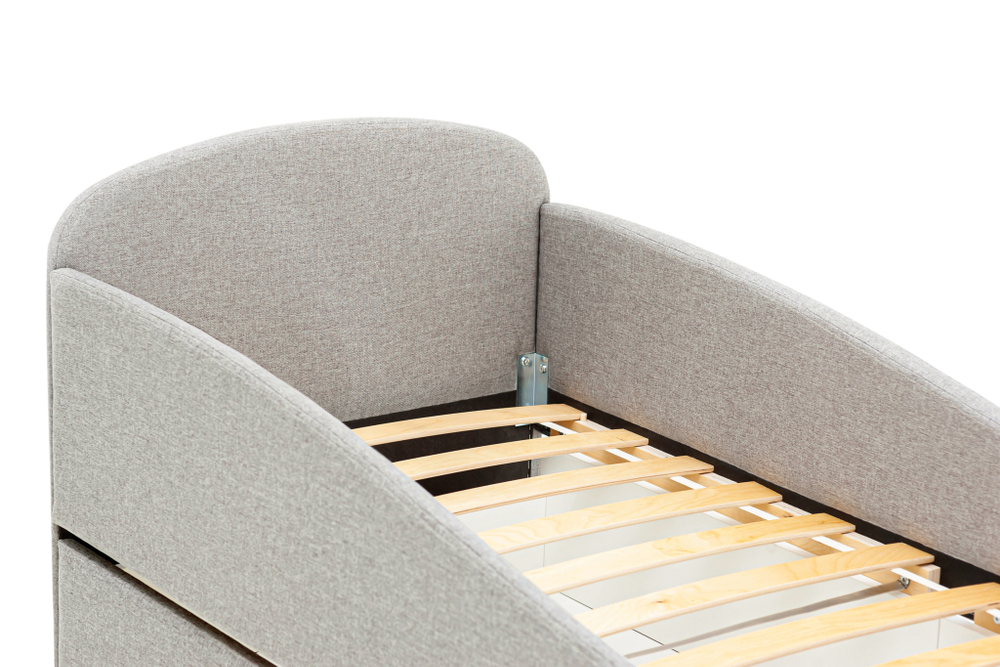 Детская мягкая кровать с ящиком Бельмарко Letmo халва рогожка