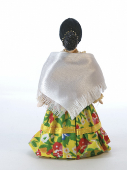 Кукла фарфоровая Донская казачка