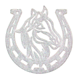 Подвеска Лошадь в подкове 13см