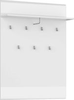 Коллекция Ультра Панель вешалки Белый/Белый гл. (набор)