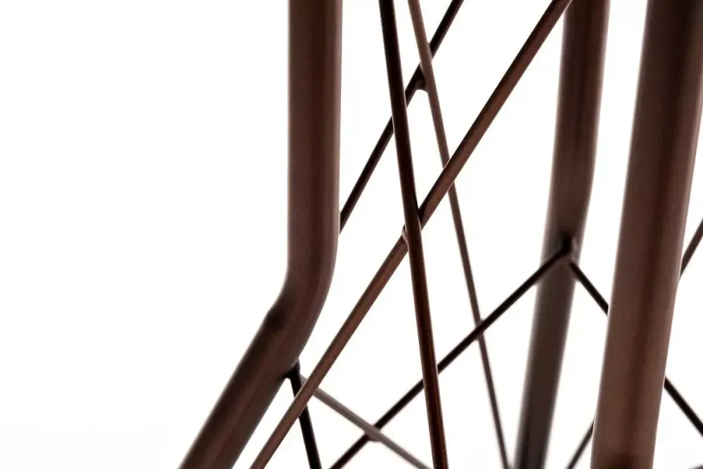 "Конте" интерьерный стол из HPL круглый Ø70см, цвет "дуб"