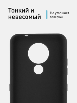 Чехол ROSCO для Nokia 1.4 оптом (арт. NK-1.4-COLOURFUL-BLACK)