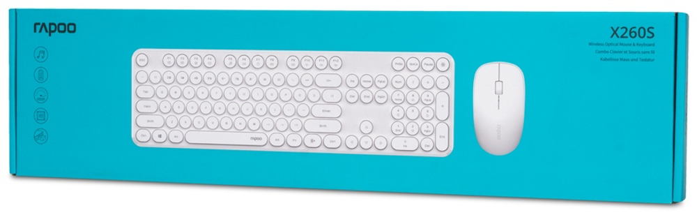 Клавиатура Rapoo X260S белый