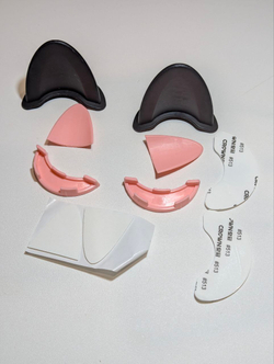 Кошачьи ушки для шлема - вело/мото/горнолыжного