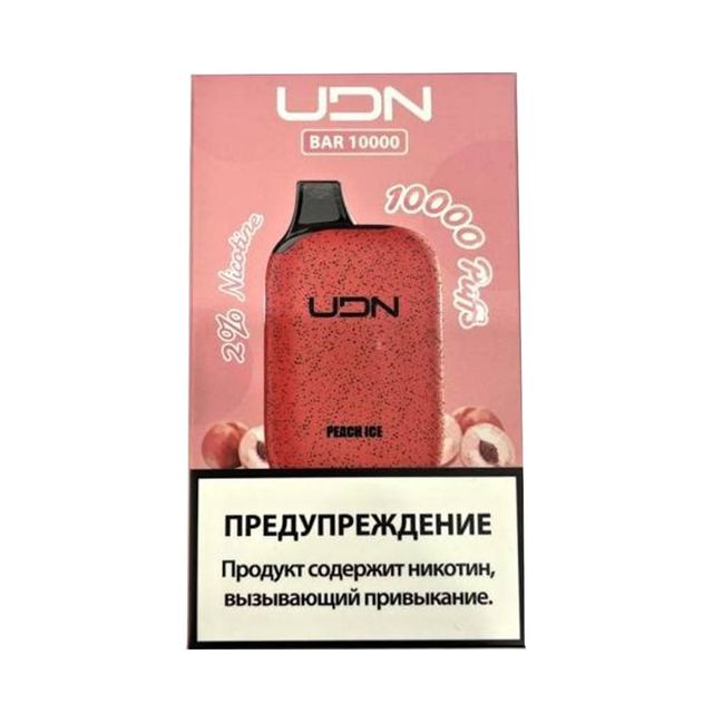 Одноразовый Pod UDN BAR - Peach Ice (10000 затяжек)