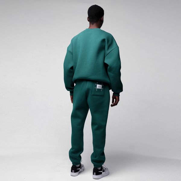 Брюки спортивные Letter D Зеленые - фото 3