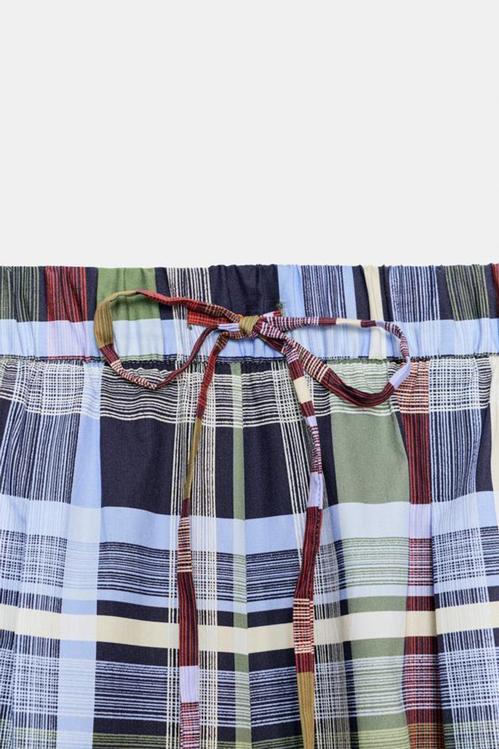 ZARA БРЮКИ-БАГГИ В КЛЕТКУ — ZW COLLECTION, РАЗНОЦВЕТНЫЙ