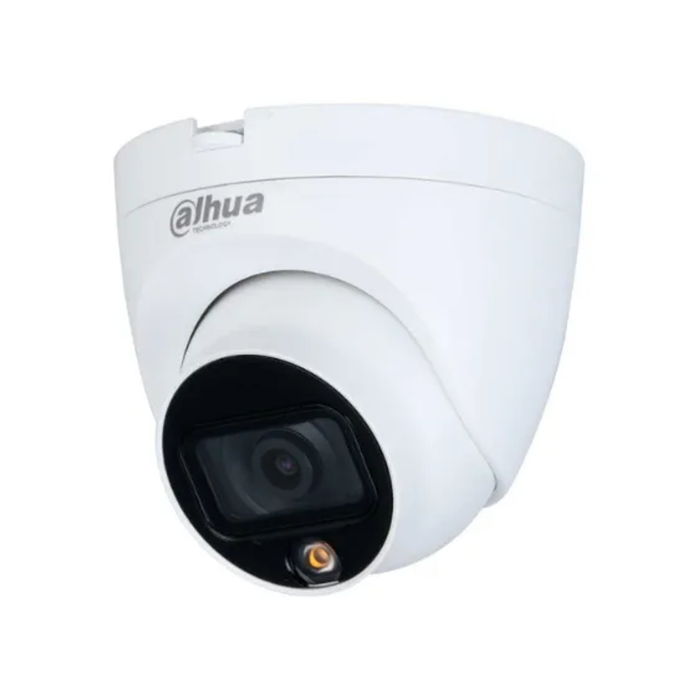 Аналоговая видеокамера DH-HAC-HDW1209TLQP-A-LED-0280B-S3 Dahua купольная, уличная, 2Мп, f=2.8мм, микрофон