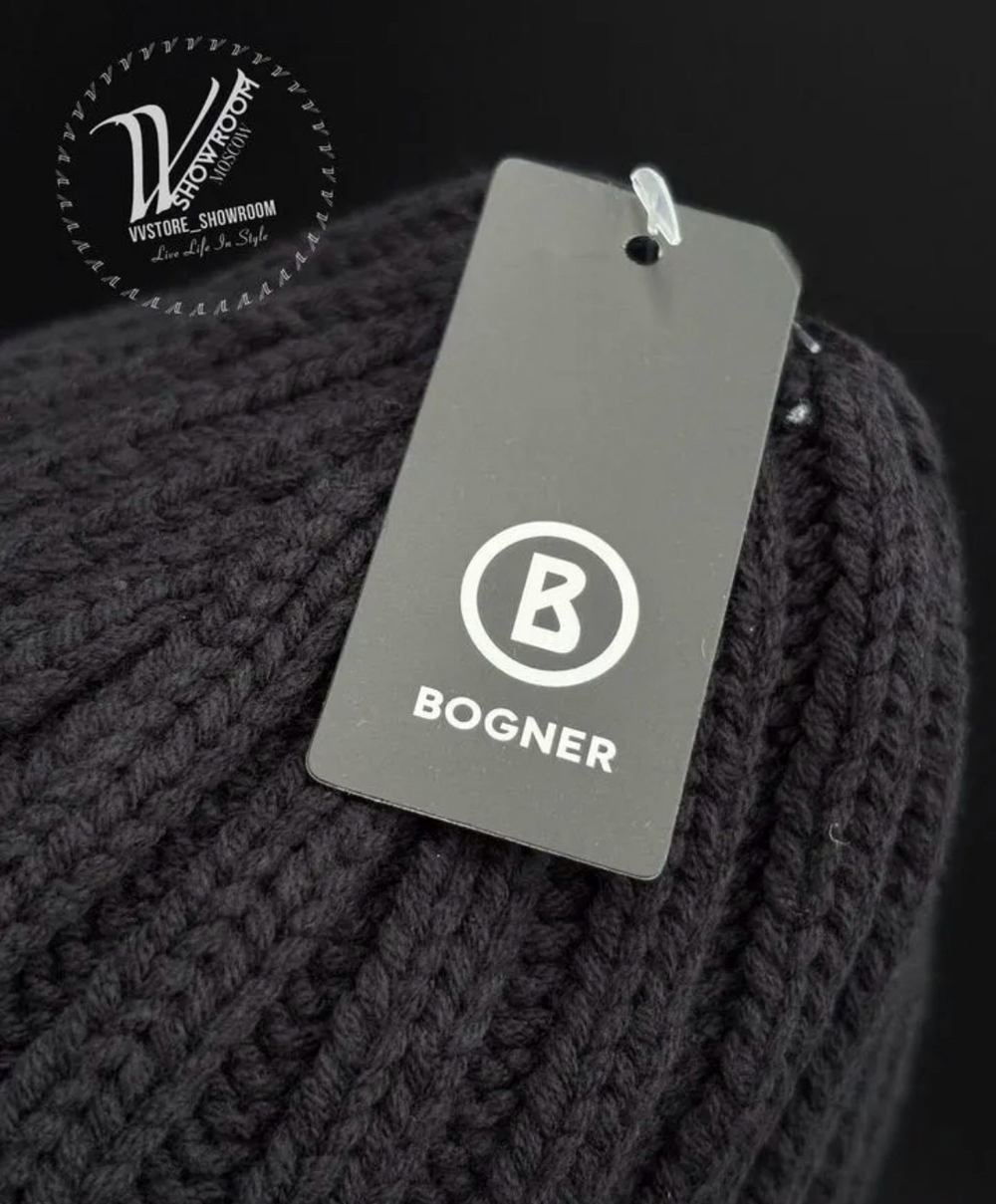 Шапка мужская Bogner премиум флис улепленная