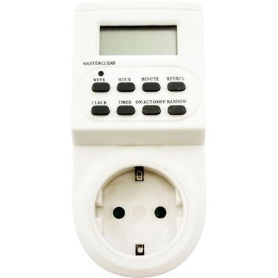Розетка с таймером недельная электронная (мощность 3500W/16A)