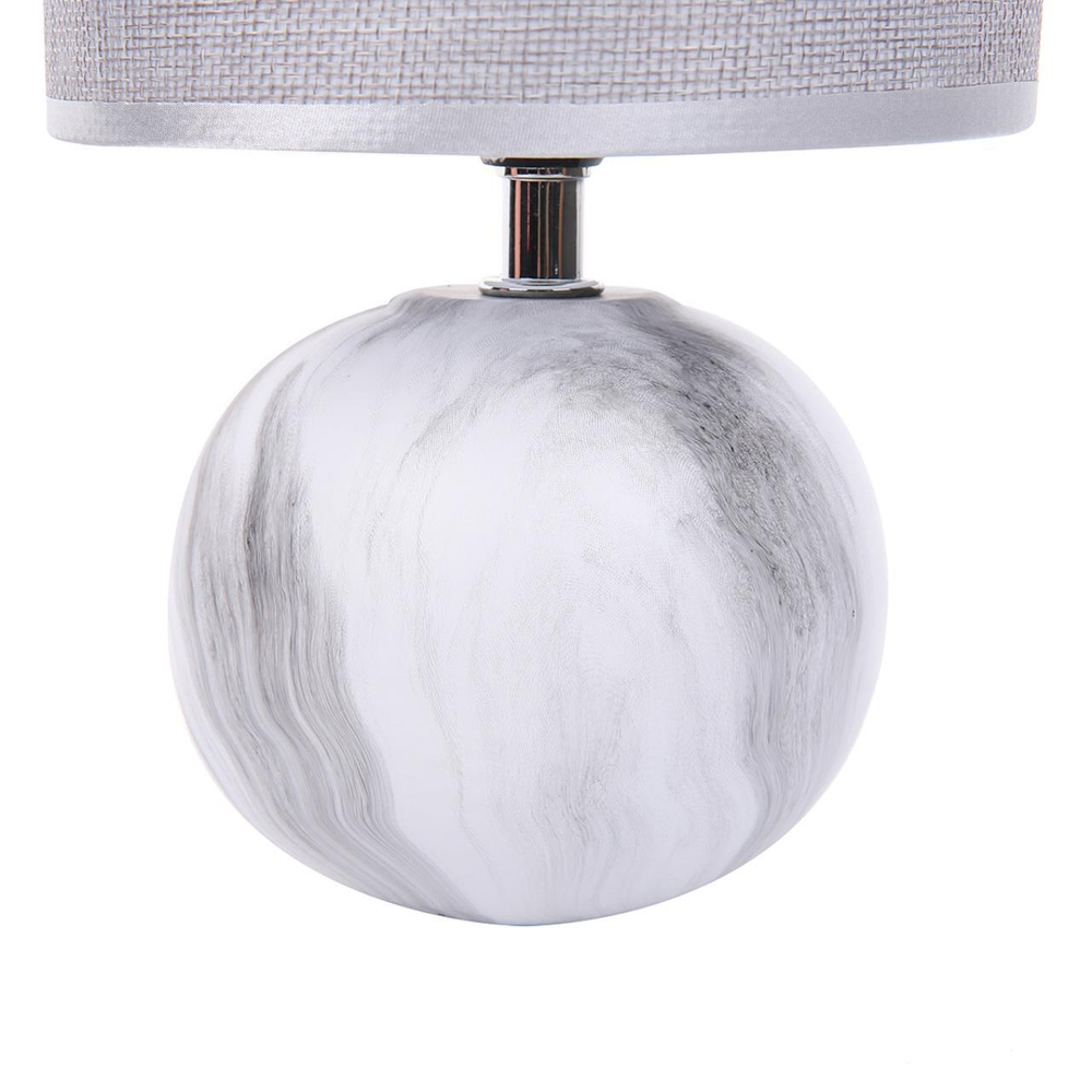 8230/1T CLASSI LN25 382 серый, керамика/текстиль Настольная лампа E14 1*40W 220V KOHALA