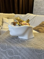 Кашпо Горшок Гипсовая голова Ваза Декор для дома