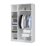 Лион ШК 02 Шкаф 3-х дверный Белый / Белый