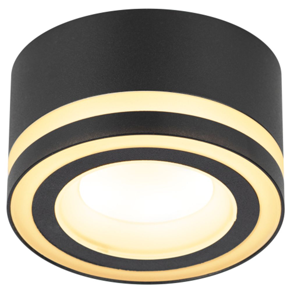 Светильник встраиваемый ЭРА DK113 BK под лампу GX53 черный